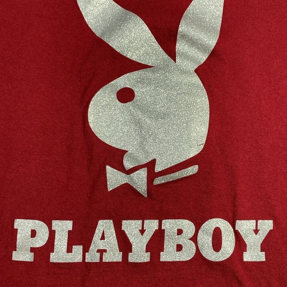 PLAYBOY Glitter Classic Tee Shirt - Picture 4 of 7